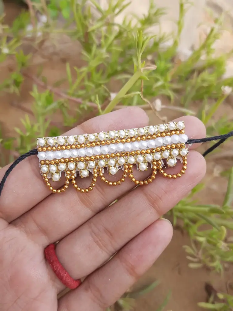 Pearl Cascade Kamarbandh for Laddu Gopal