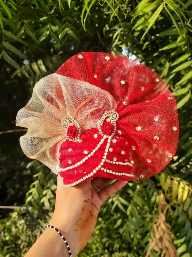 [P01] Royal Pagdi for Lord Krishna – Divine Head Crown